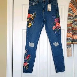 COPY - Topshop Jamie high rise ankle Frazer nwt 30